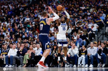 约基奇27+12+16 掘金大胜森林狼总分2-3